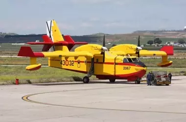 La Unión Europea refuerza a España con hidroaviones para combatir los incendios forestales