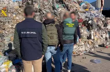Operación Global Desarticula Redes de Tráfico Ilícito de Residuos