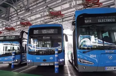 Madrid impulsa el transporte público con autobuses eléctricos y supera el 25% de la flota sostenible