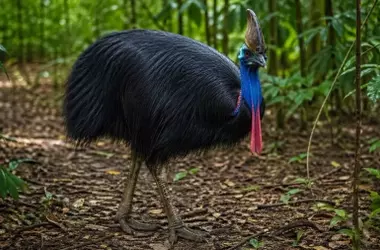 El Casuario: Arquitecto Esencial de los Bosques Tropicales a Pesar de su Fama de Ave Peligrosa