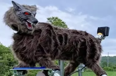 El Robot Lobo "Monster Wolf" Revoluciona la Lucha Contra los Osos en Jap￳n