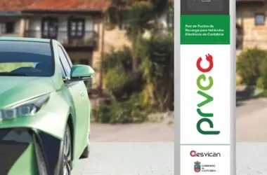 Cantabria impulsa la movilidad sostenible con una red completa de puntos de recarga eléctrica en todos sus municipios