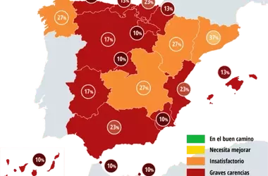Cinco regiones españolas muestran deficiencias graves en la protección de la biodiversidad